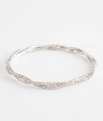 BKE Twisted Glitz Bracelet