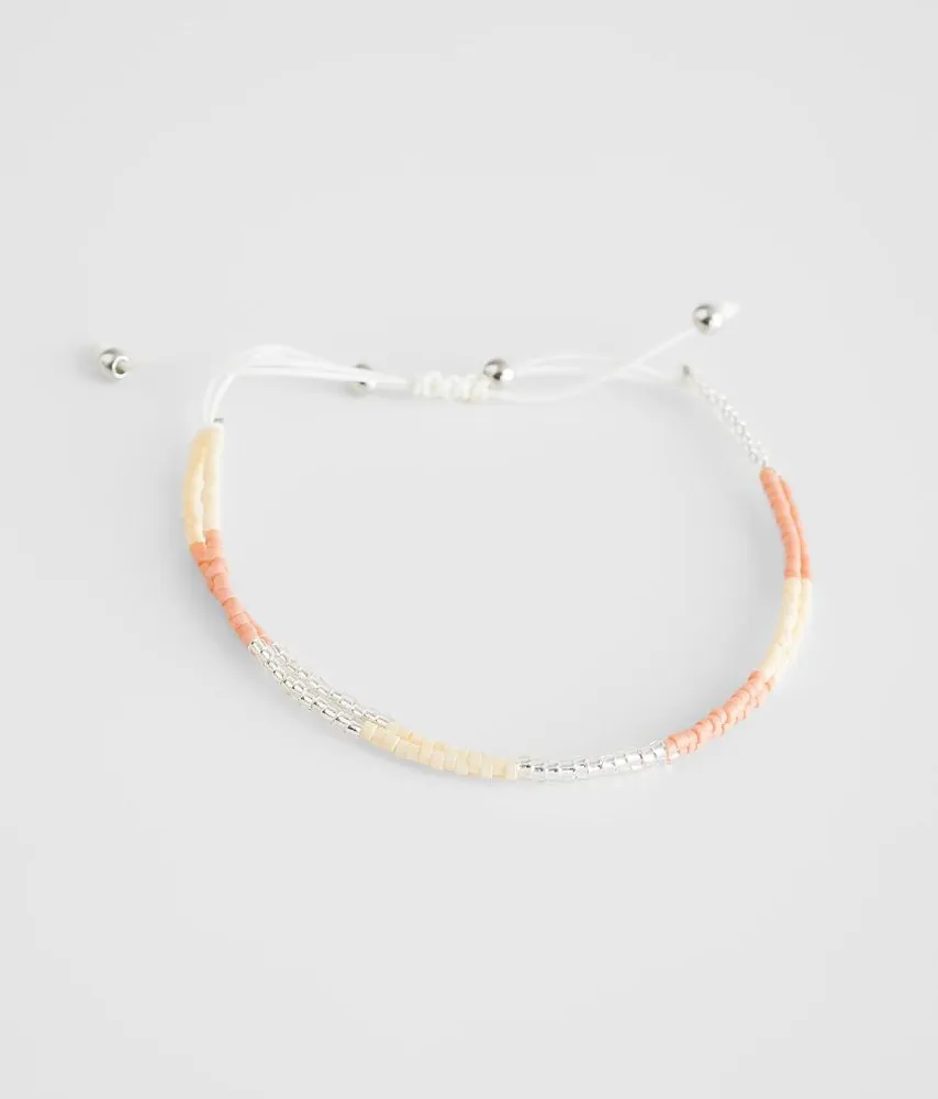 BKE Seed Bead Slider Bracelet