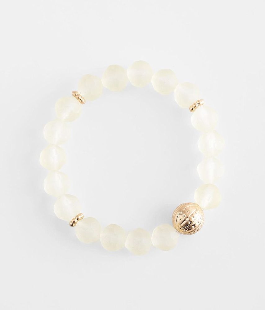 BKE Frosted Bead Bracelet