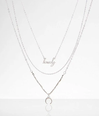 3 Pack Howdy Necklace Set