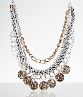 BKE Statement Coin Necklace