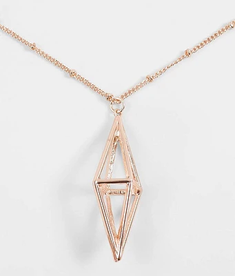 Cage Pendant Necklace