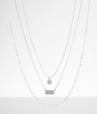 boutique by BKE 3 Pack Stone Necklace Set