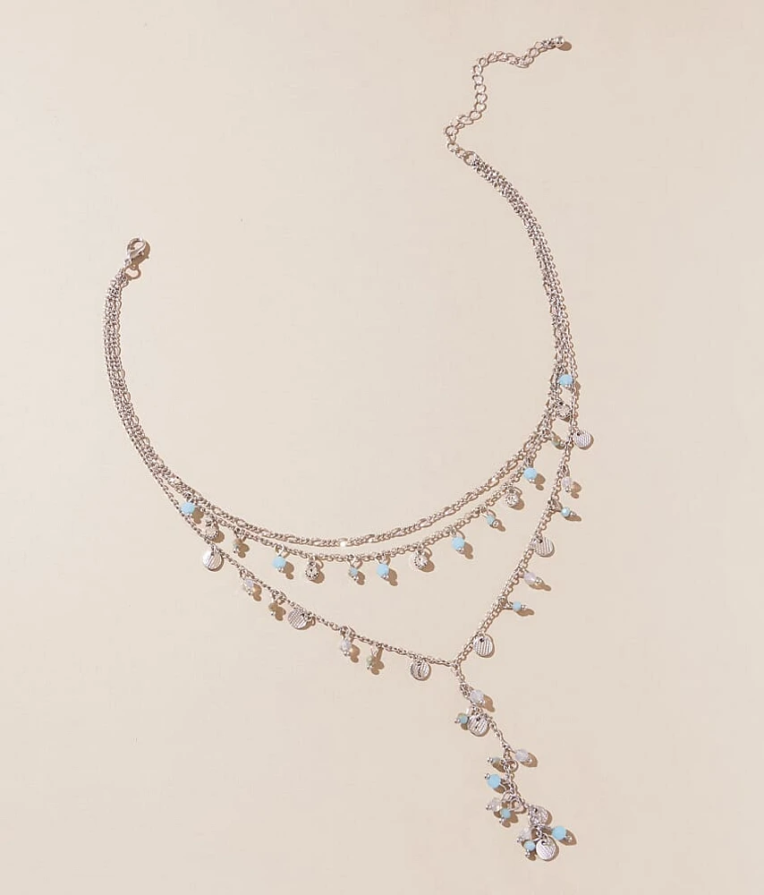 Bead & Charm Tiered Necklace