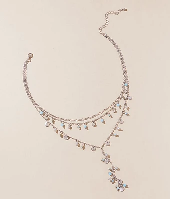 Bead & Charm Tiered Necklace