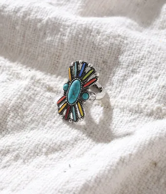 Sterling & Stitch Colored Stone Ring