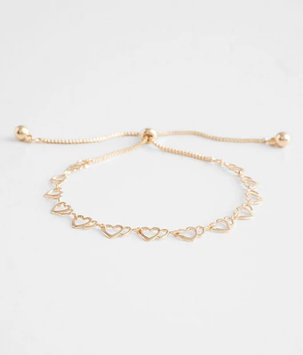 Heart Chain Bracelet
