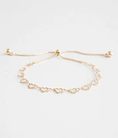 Heart Chain Bracelet