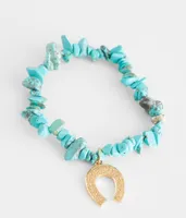 BKE Turquoise Stone Bracelet