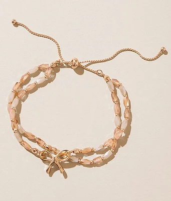 Bow Slider Bracelet