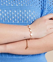 Mother Of Pearl Clover Bracelet