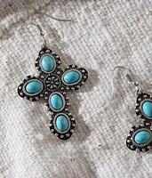 Western Cross Earring