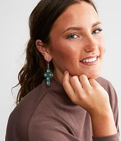 Western Cross Earring