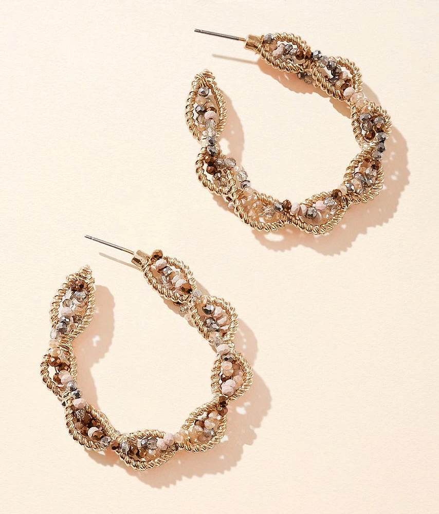 boutique by BKE Twisted Hoop Earring