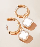 Clover Hoop Earring
