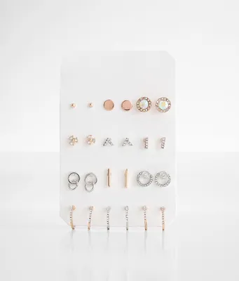 boutique by BKE 12 Pack Stud Earring Set