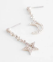 Moon & Star Earring