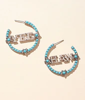 Yee Haw Western Hoop Earring