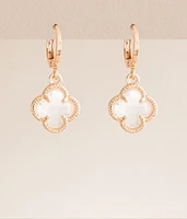 Clover Hoop Earring