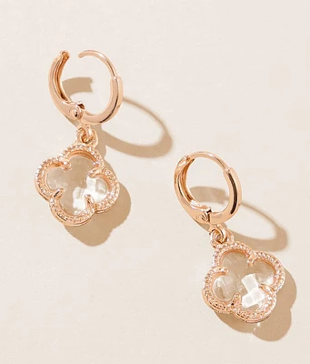 Clover Hoop Earring