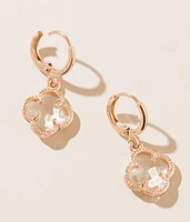 Clover Hoop Earring