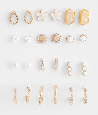 boutique by BKE 12 Pack Dainty Earring Set