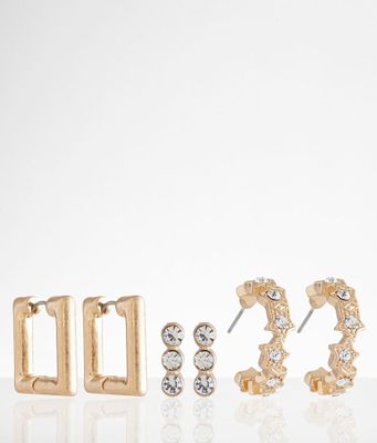 boutique by BKE 3 Pack Mixed Earring Set