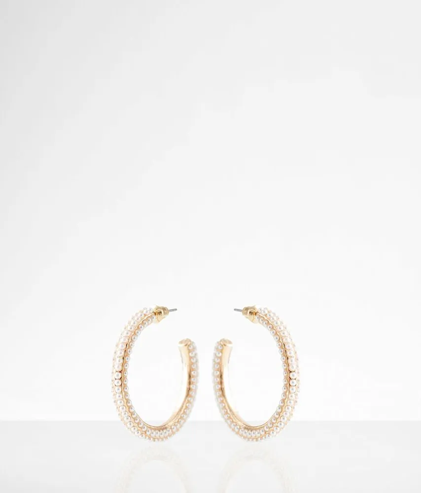 boutique by BKE Faux Pearl Studded Earring