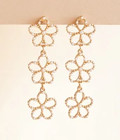 boutique by BKE Floral Cut-Out Earring