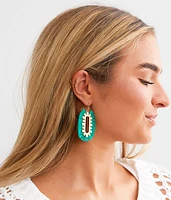 Raffia Fringe Earring