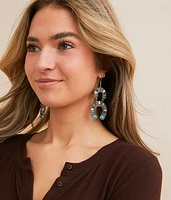 Turquoise Horseshoe Earring