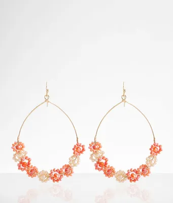 boutique by BKE Flower Bead Drop Earring