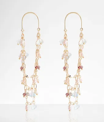 boutique by BKE Beaded Chain Earring