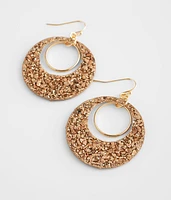 Cork Drop Earring