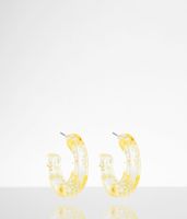 boutique by BKE Floral Resin Earring