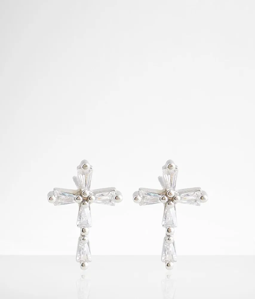 boutique by BKE Dainty Cross Earring