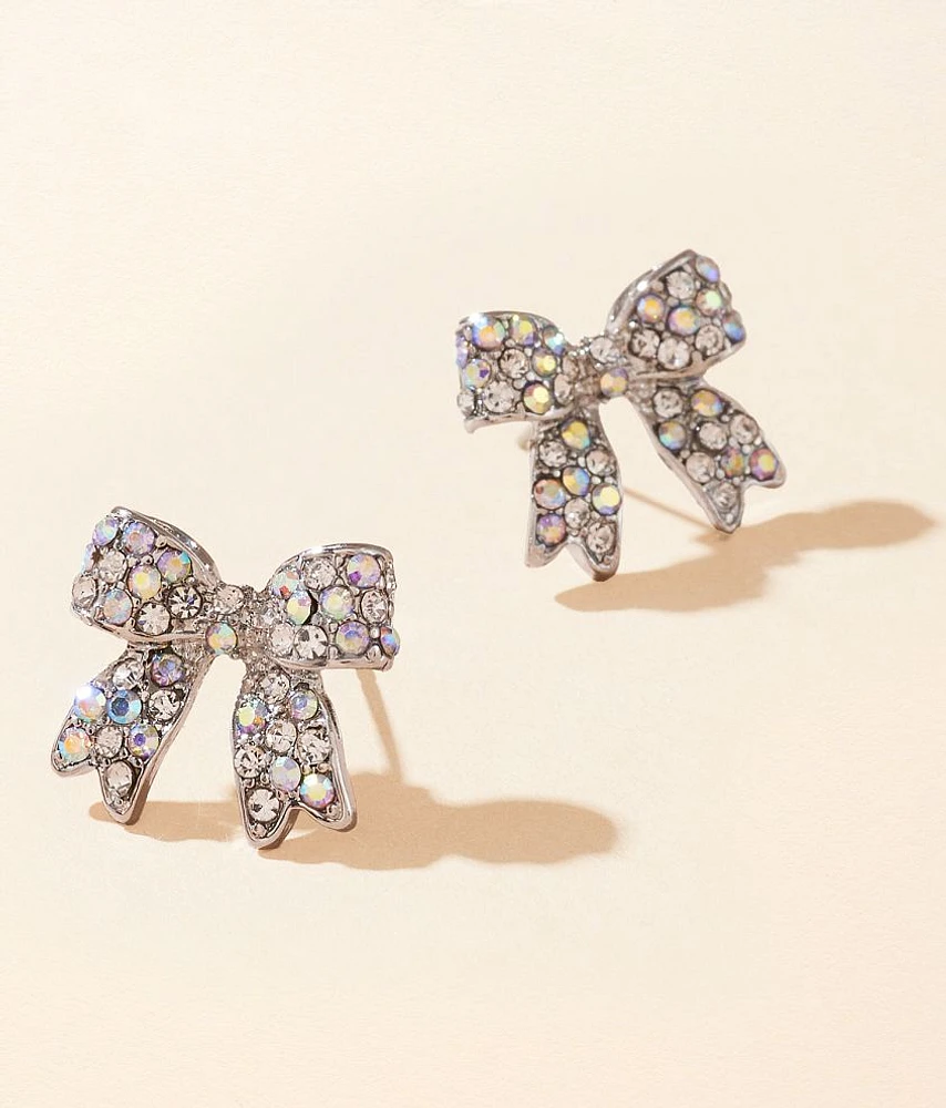 boutique by BKE Glitz Bow Earring