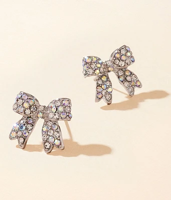 boutique by BKE Glitz Bow Earring