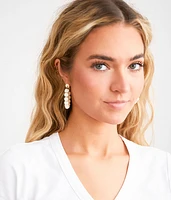 Beaded Hoop Earring