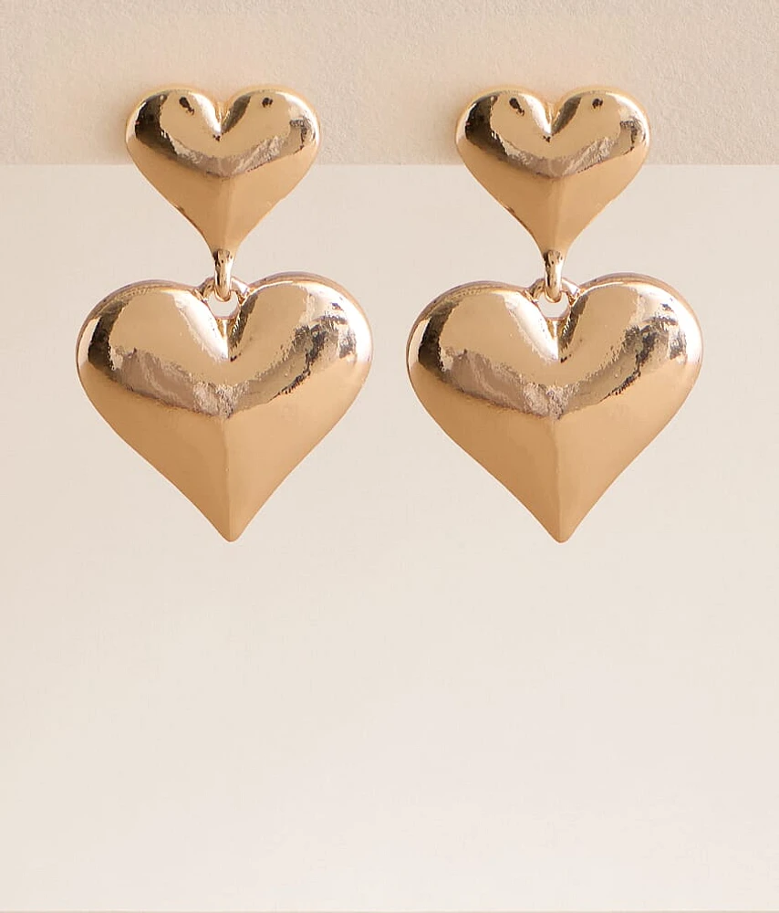 Double Heart Earring