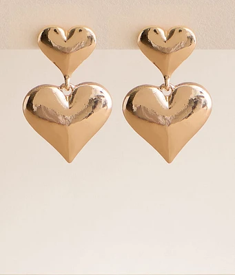 Double Heart Earring