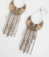 Mixed Fringe Drop Earring