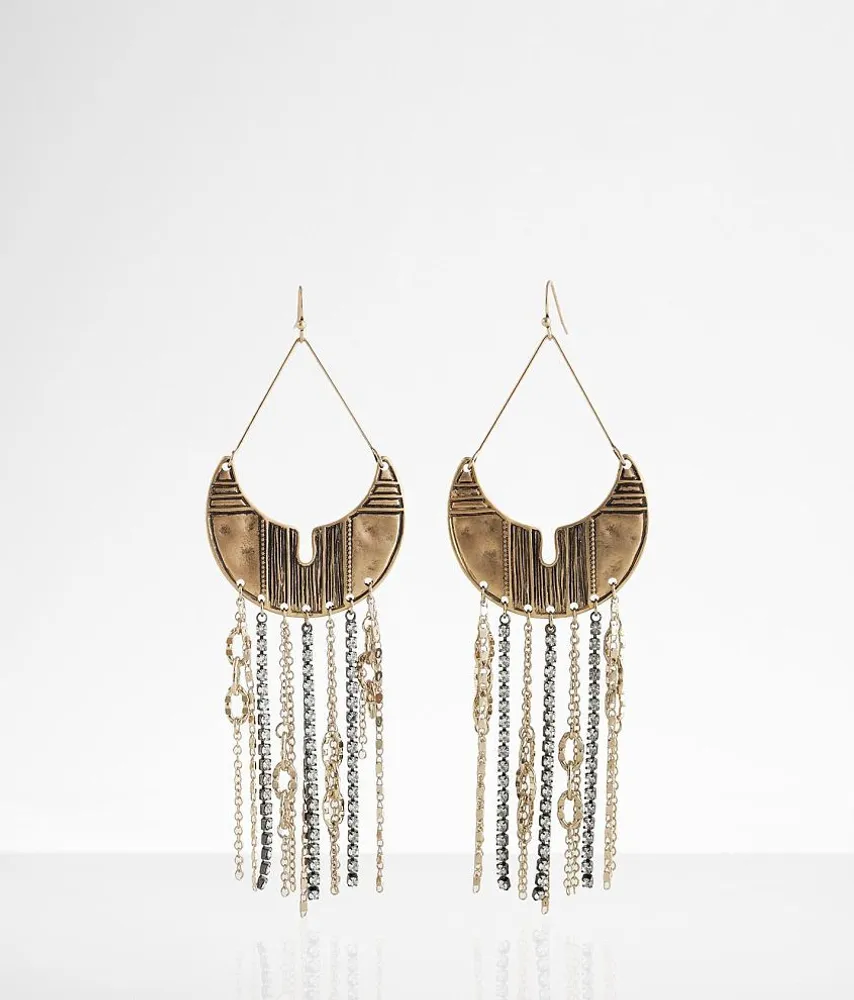 boutique by BKE Mixed Fringe Drop Earring