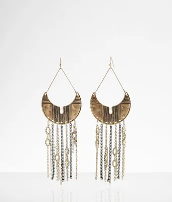 boutique by BKE Mixed Fringe Drop Earring