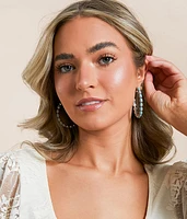 Turquoise Hoop Earring