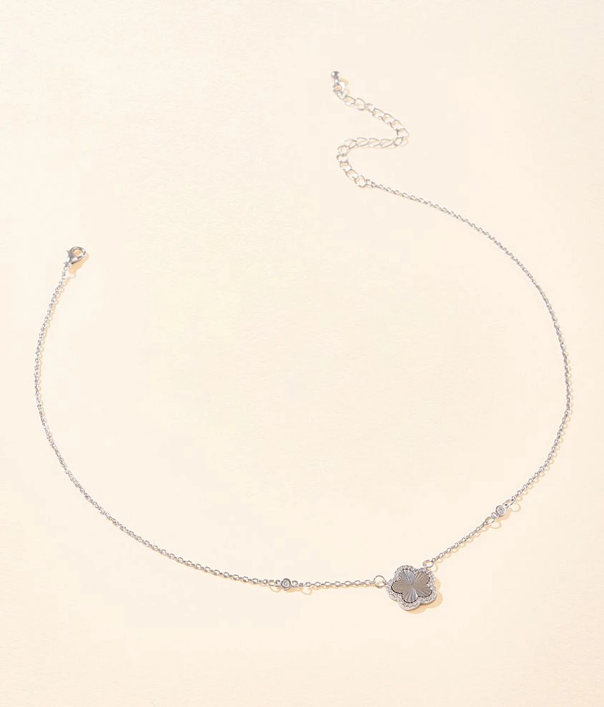 Glitz Flower Necklace