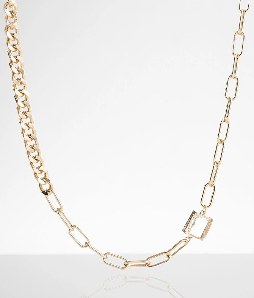 Rhinestone Pendant Necklace