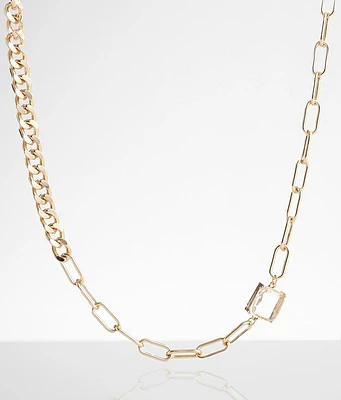 Rhinestone Pendant Necklace