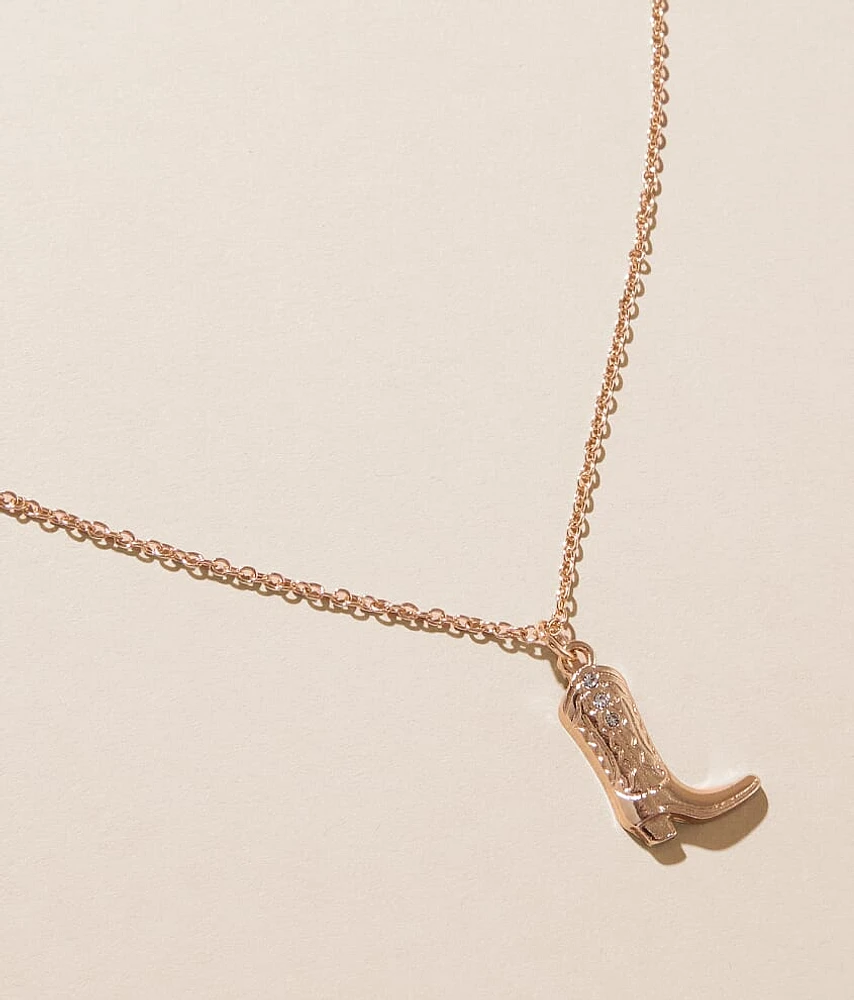 Cowboy Boot Necklace