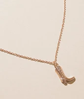 Cowboy Boot Necklace